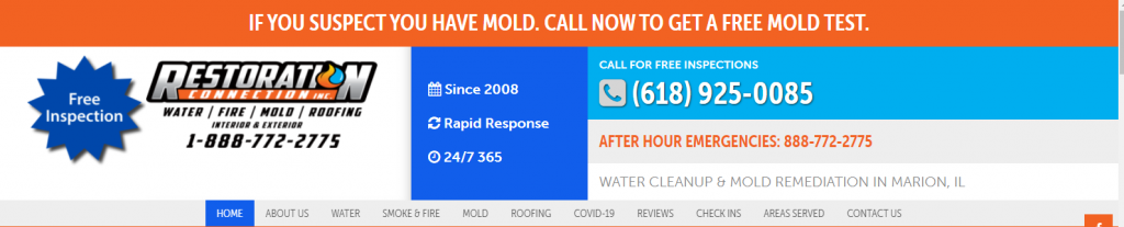 Custom Water Restoration Websites