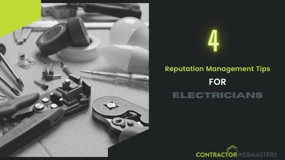 4 Electrician Reputation Management Tips (Blog Cover)