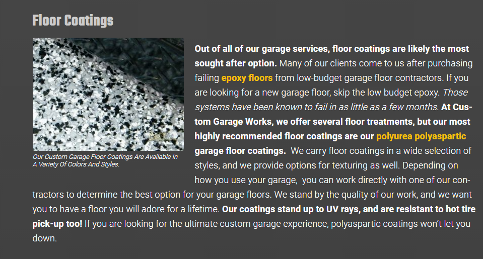 Epoxy Flooring Web Content