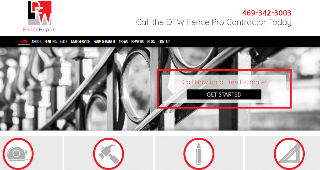 Fence and Gate Website Design