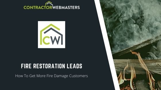 Blog Cover for Fire Restoration Leads Showing Burning Wood