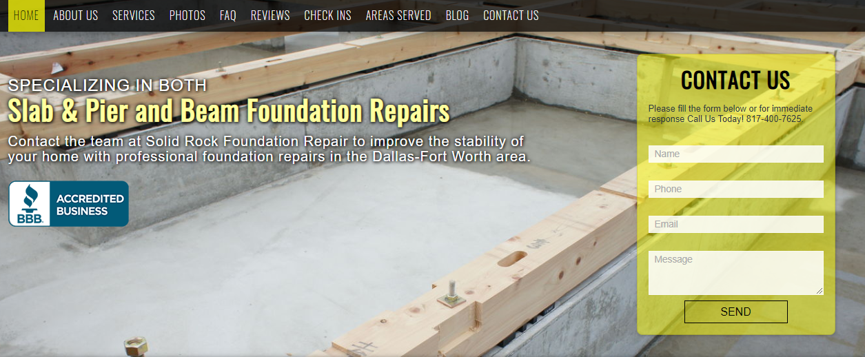 Foundation Repair Website