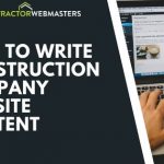 How To Write Construction Company Website Content Banner