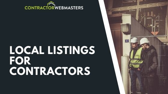 Local Listings for Contractors Cover