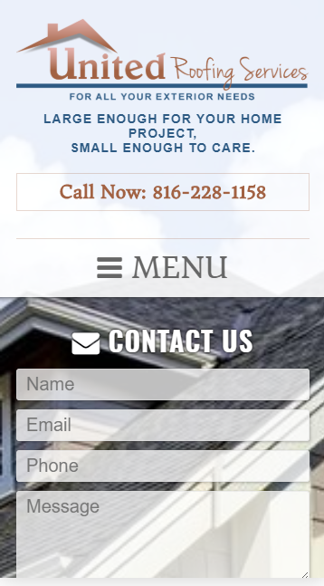 Mobile Friendly Roofing Website