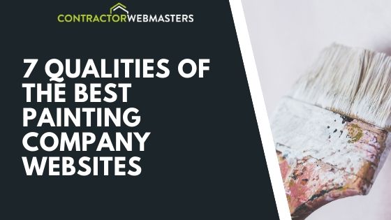 Painting Company Websites Blog Banner