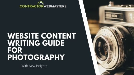 Photography Content Writing Guide