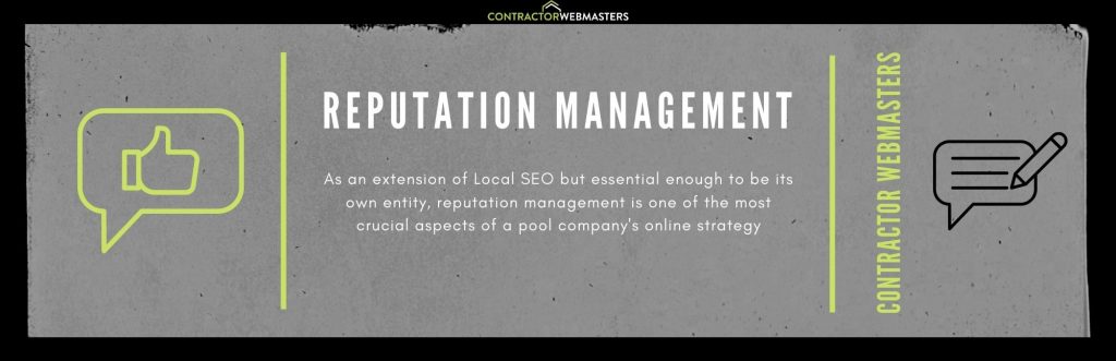 Blurb About Reputation Management for Pool Maintenance With Review Pop-Up Drawing